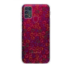PrintiFy Samsung Galaxy M31 Kamera Korumalı Kapak Hello Kitty Tasarımlı Şeffaf Kılıf