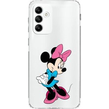 PrintiFy Samsung Galaxy A05S Kamera Korumalı Kapak Minnie Mouse Tasarımlı Şeffaf Kılıf