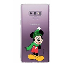 PrintiFy Samsung Galaxy Note 9 Kamera Korumalı Kapak Mickey Mouse Tasarımlı Şeffaf Kılıf