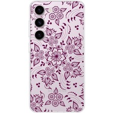 PrintiFy Samsung Galaxy S24 Kamera Korumalı Kapak Nostalji Desen Tasarımlı Şeffaf Kılıf