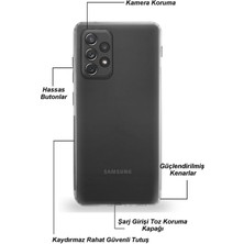 Printify Samsung Galaxy A50S Kamera Korumalı Kapak Atatürk Tasarımlı Şeffaf Kılıf