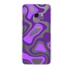 PrintiFy Samsung Galaxy S9 Kamera Korumalı Kapak Renkli Desen Tasarımlı Şeffaf Kılıf