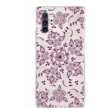 PrintiFy Samsung Galaxy Note 10 Pro Kamera Korumalı Kapak Nostalji Desen Tasarımlı Şeffaf Kılıf