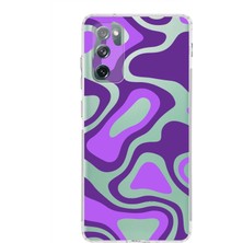 PrintiFy Samsung Galaxy S20 Fe Kamera Korumalı Kapak Renkli Desen Tasarımlı Şeffaf Kılıf