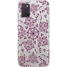 PrintiFy Samsung Galaxy A02S Kamera Korumalı Kapak Nostalji Desen Tasarımlı Şeffaf Kılıf