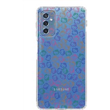 PrintiFy Samsung Galaxy M52 Kamera Korumalı Kapak Hello Kitty Tasarımlı Şeffaf Kılıf