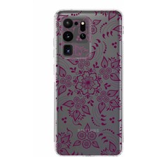 PrintiFy Samsung Galaxy S20 Ultra Kamera Korumalı Kapak Nostalji Desen Tasarımlı Şeffaf Kılıf