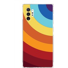 PrintiFy Samsung Galaxy Note 10 Pro Kamera Korumalı Kapak Renk Cümbüşü Tasarımlı Şeffaf Kılıf