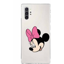 PrintiFy Samsung Galaxy Note 10 Pro Kamera Korumalı Kapak Minnie Mouse Tasarımlı Şeffaf Kılıf