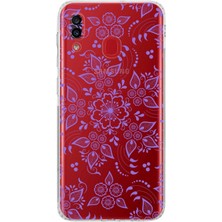 PrintiFy Samsung Galaxy A30 Kamera Korumalı Kapak Nostalji Desen Tasarımlı Şeffaf Kılıf