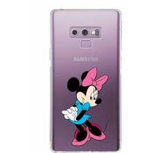 PrintiFy Samsung Galaxy Note 9 Kamera Korumalı Kapak Minnie Mouse Tasarımlı Şeffaf Kılıf