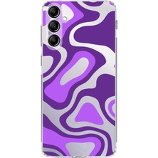 PrintiFy Samsung Galaxy S23 Fe Kamera Korumalı Kapak Renkli Desen Tasarımlı Şeffaf Kılıf