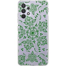 PrintiFy Samsung Galaxy A73 Kamera Korumalı Kapak Nostalji Desen Tasarımlı Şeffaf Kılıf