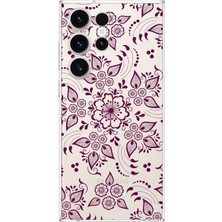 PrintiFy Samsung Galaxy S24 Ultra Kamera Korumalı Kapak Nostalji Desen Tasarımlı Şeffaf Kılıf