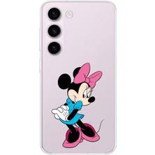 PrintiFy Samsung Galaxy S23 Plus Kamera Korumalı Kapak Minnie Mouse Tasarımlı Şeffaf Kılıf