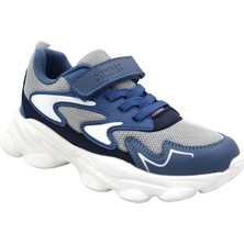 Prego (Conpax) Phlon Hafif Taban Cırtlı Ortapedik Çocuk Spor Ayakkabı Mavi