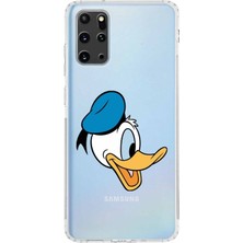 PrintiFy Samsung Galaxy S20 Plus Kamera Korumalı Kapak Donald Duck Tasarımlı Şeffaf Kılıf