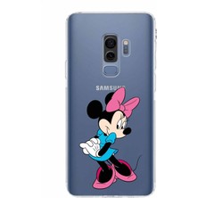PrintiFy Samsung Galaxy S9 Plus Kamera Korumalı Kapak Minnie Mouse Tasarımlı Şeffaf Kılıf