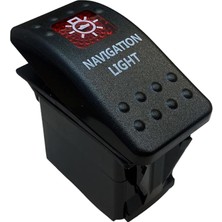 OEM Navigasyon Lambası Işıklı 3p On-Off 12-24V Marın Swıtch (IC-134M-S1)