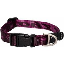 Rogz Alpinist Halsband Desenli Köpek Boyun Tasması Mor Small 20X31 cm