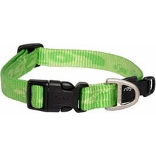 Rogz Alpinist Halsband Desenli Köpek Boyun Tasması Yeşil Large 34X56 cm