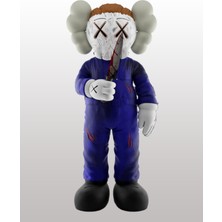 Ayyıldız Luxury Kaws Michael Myers Character Figure  Figür Kaws Halloween Michael Myers Boyalı Figür Büyük Boy 20CM I