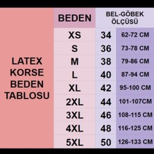 KORSEFABRİKA Trend Mood STORE Çelik Balenli Lateks Toparlayıcı Doğum Sonrası Sarkmalara Karşı Bel Ve Göbek Korse