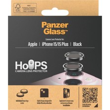 Panzerglass Pp Rings iPhone 15/15 Plus Black Kamera Koruyucu