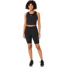 Asics Road High Waist 8In Sprinter Kadın Siyah Beyaz Tayt 2012C967-001