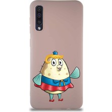 Printify Samsung Galaxy A50 Soft Premier Kapak Puff Tasarımlı Silikon Kılıf - Pudra