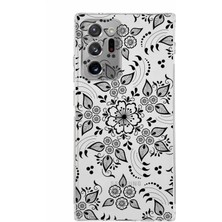 Printify Samsung Galaxy Note 20 Ultra Kamera Korumalı Kapak Nostalji Desen Tasarımlı Şeffaf Kılıf
