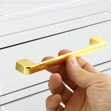 Nzb Mobilya Mutfak Dolabı Oval Çekmece Dolap Kapak Kulpu Kulbu Gold 160 mm Metal Kulp