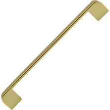 Nzb Mobilya Mutfak Dolabı Oval Çekmece Dolap Kapak Kulpu Kulbu Gold 160 mm Metal Kulp