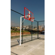 adelinspor Standart Basketbol Potası Yaylı Çember 105*180 12 mm Akrilik Cam Panya