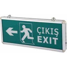 Tekno Trust Cata CT-9170 Sağ+Sol Çıkış Exit Levhası Şarjlı Ledli