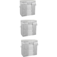 Tekno Trust Tela 3 Adet Yastık, Yorgan Kıyafet Hurcu, Baza Altı Düzenleyici Hurç, Saklama Hurcu 45X30X50 cm 3 B