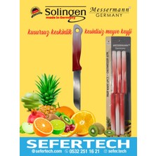Solingen Messermann Germany Sefertech | Bıçak Seti - Solingen | 6'lı Tek Renk Takım Sebze Meyve Bıçağı