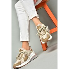 Fox Shoes S973413104 Vizon Kumaş Spor Ayakkabı Sneakers