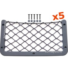Goldsea Tekne Eşya Taşıyıcı File Ceplik 32 x 17 cm Gri 5 Adet