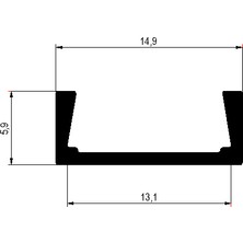 Dizaynaks Süper Slim Ince LED Profili