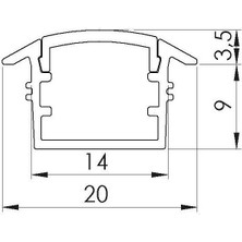 Dizaynaks Dokunmatik Gömme LED Aydınlatma 90 cm