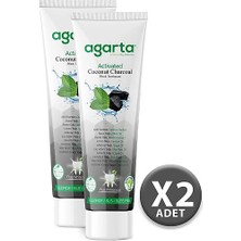 Agarta Doğal Diş Macunu Hindistan Cevizli Aktif Karbonlu 100 ml 2'li Paket