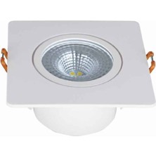 Kendal K2 5W 4000K Ilık Beyaz Işık Kare Smd Downlight Spot Armatür KDL106-IB
