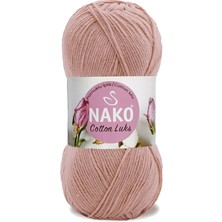 Nako 5 Adet Cotton Lüks Yelek Tunik Kazak Bluz Hırka Ipi Yünü Pudra 97545