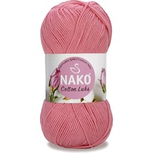 Nako 5 Adet Cotton Lüks Yelek Tunik Kazak Bluz Hırka Ipi Yünü Gül Pembe 97551