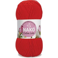 Nako 5 Adet Cotton Lüks Yelek Tunik Kazak Bluz Hırka Ipi Yünü Kırmızı 97573