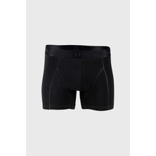 Ceylanoğlu 5'li Erkek Likralı BOXER-034 Siyah