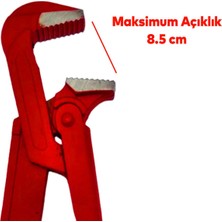 Badem10 Maşalı Boru Anahtarı 2'' Ingiliz Anahtar 8 cm Ağız 55 cm Boy Çok Amaçlı Anahtar Sökme Sıkma Tutma