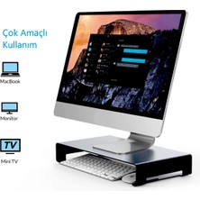 Newolexx Çok Amaçlı Monitör Laptop Notebook Standı Yükseltici Sehpa Siyah Metal