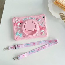Alfa MEC Samsung Galaxy Tab A9 Plus 11 Inç X210 X215 X216 Uyumlu Cute Dolls Standlı Çocuklara Özel Karakterli